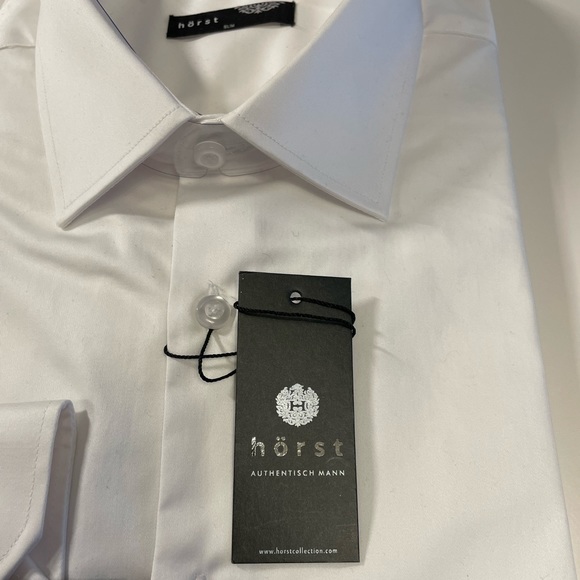 Horst men’s long sleeved white dress shirt, nwt - Picture 2 of 4